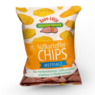 Süßkartoffel - Chips Meersalz