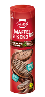 Wikana Waffel & Keks mit Kakaocreme 240g