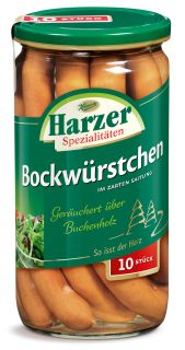 Keunecke Harzer Bockwürstchen im zarten Saitling 650g (Atg:10x40g)