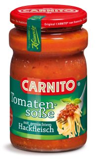 CARNITO Tomatensoße mit gemischtem Hackfleisch 325ml