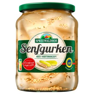 SPREEWALDHOF Senfgurken 670g