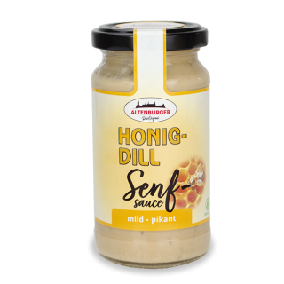 Honig-Dill-Senfsauce, 200 ml im Glas