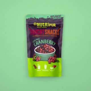 NutriPur Fruchtsnack Cranberry 25 g