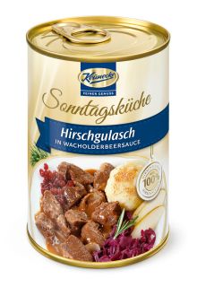 Keunecke Hirschgulasch in Wacholderbeersauce 400g