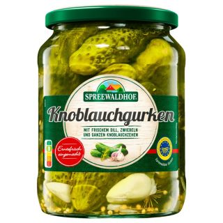 SPREEWALDHOF Knoblauchgurken 670g