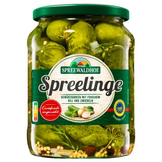 SPREEWALDHOF Spreelinge Gewürzgurken 670g