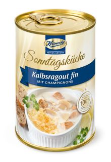 Keunecke Kalbsragout fin mit Champignons 400g