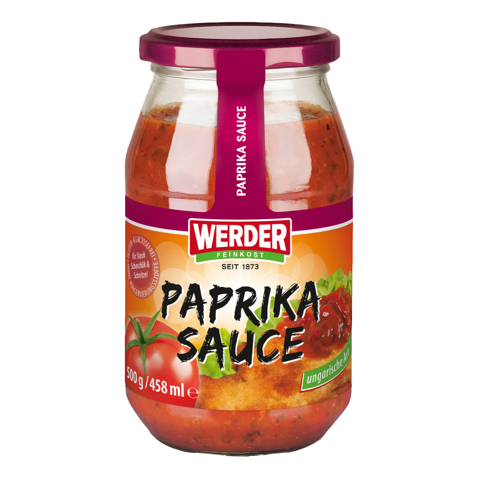 WERDER Paprika Sauce ungarischer Art 500g online kaufen Hofladen Harz