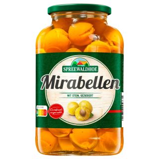 SPREEWALDHOF Mirabellen mit Stein gezuckert 720 ml