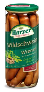 Keunecke Harzer Wildschwein- Wiener 530g (Atg:6x42g)