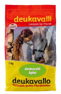 deuKavalli Apfel Pferdefutter 1kg