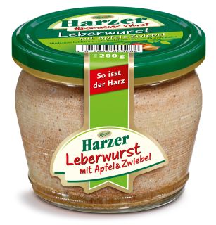 Keunecke Harzer Leberwurst mit Apfel und  Zwiebel 200g