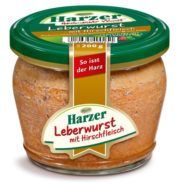 Keunecke Harzer Leberwurst mit Hirschfleisch 200g